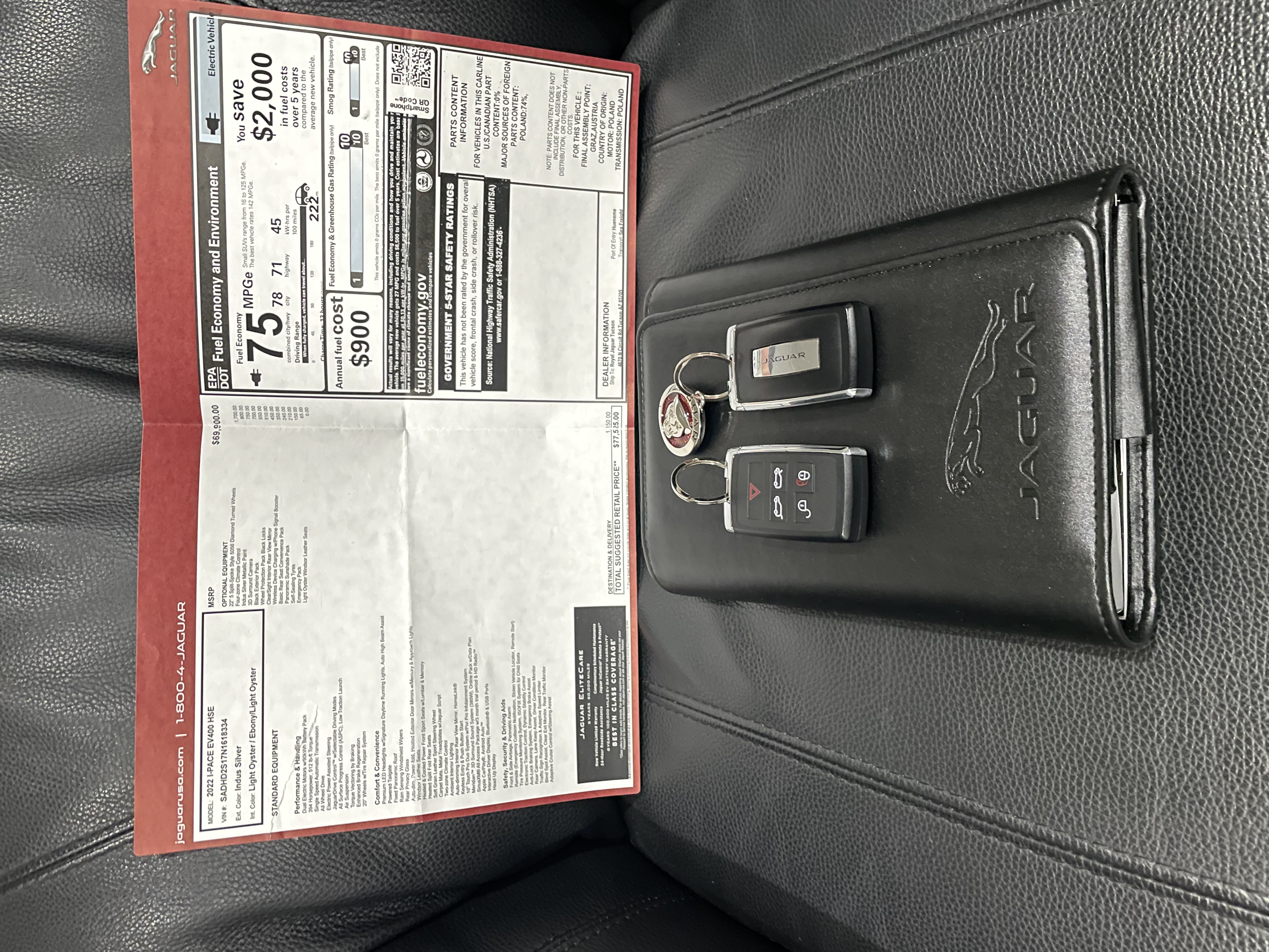Used 2022 Jaguar I-PACE HSE AWD/4WD image 27