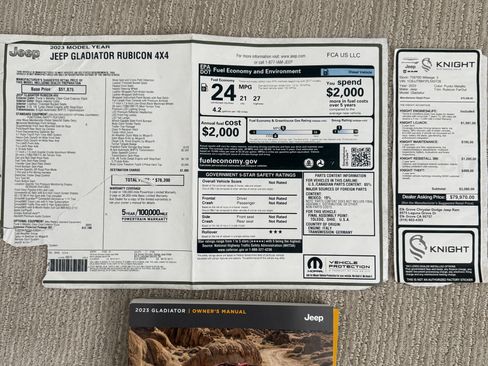 Used 2023 Jeep Gladiator Rubicon image 20