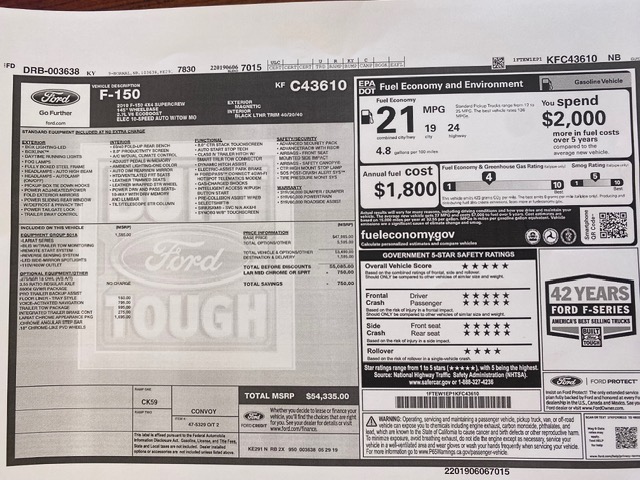 Used 2019 Ford F150 Lariat AWD/4WD image 25