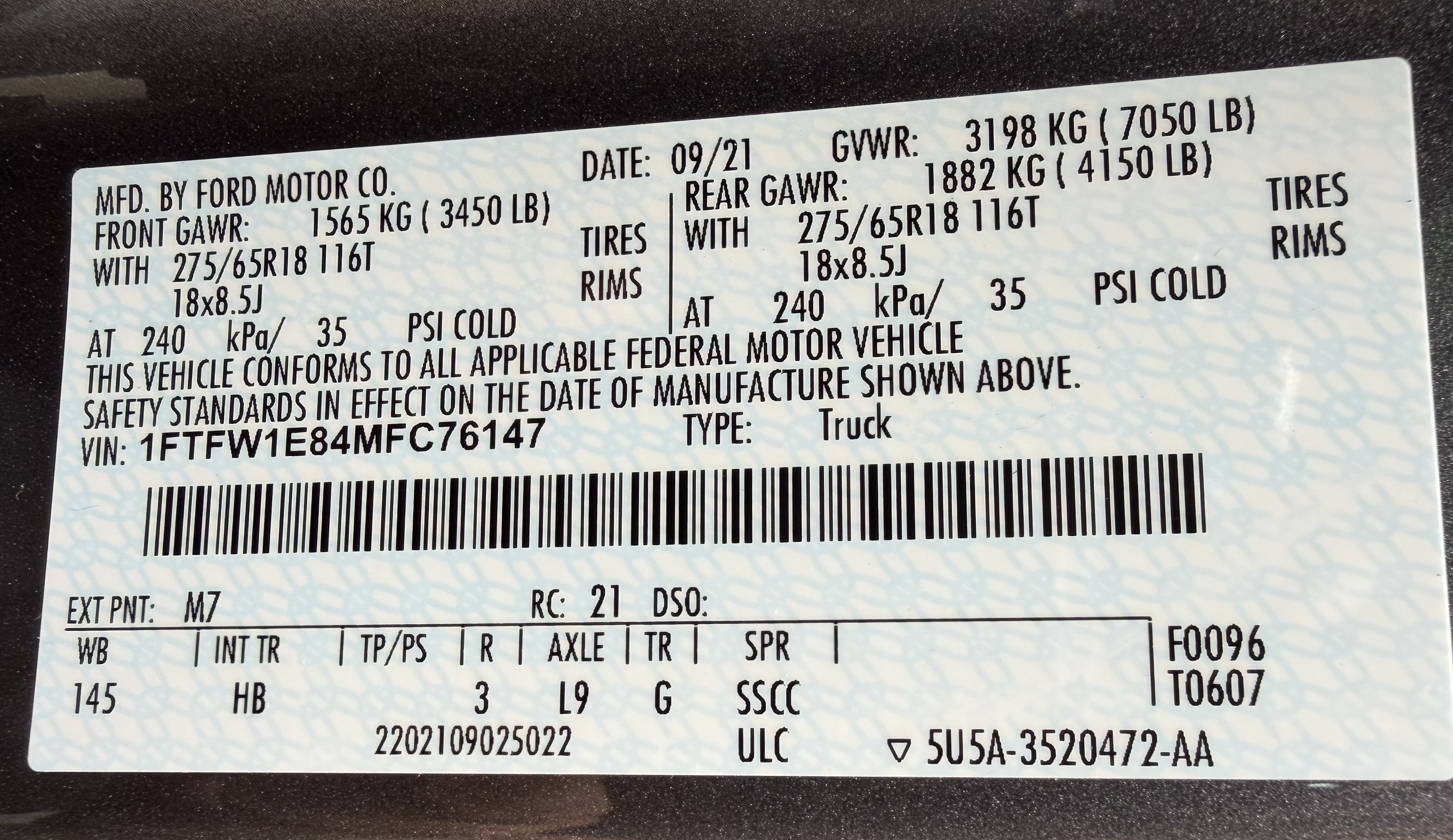 Used 2021 Ford F150 Lariat w/ Max Trailer Tow Package AWD/4WD image 27