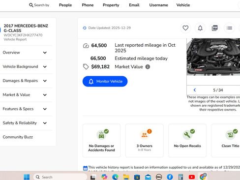 Used 2017 Mercedes-Benz G 550 image 16