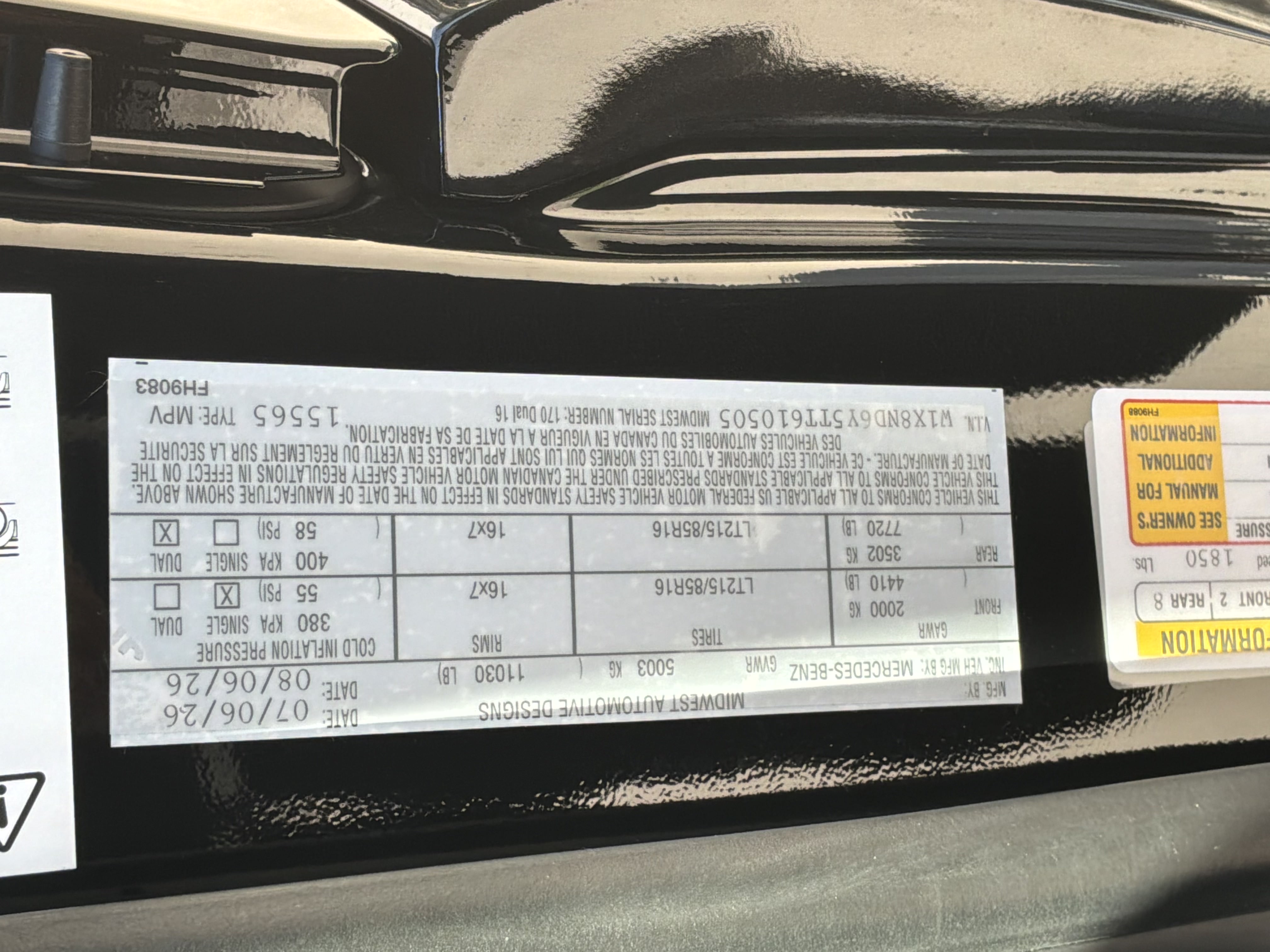 Used 2026 Mercedes-Benz Sprinter 3500 image 29