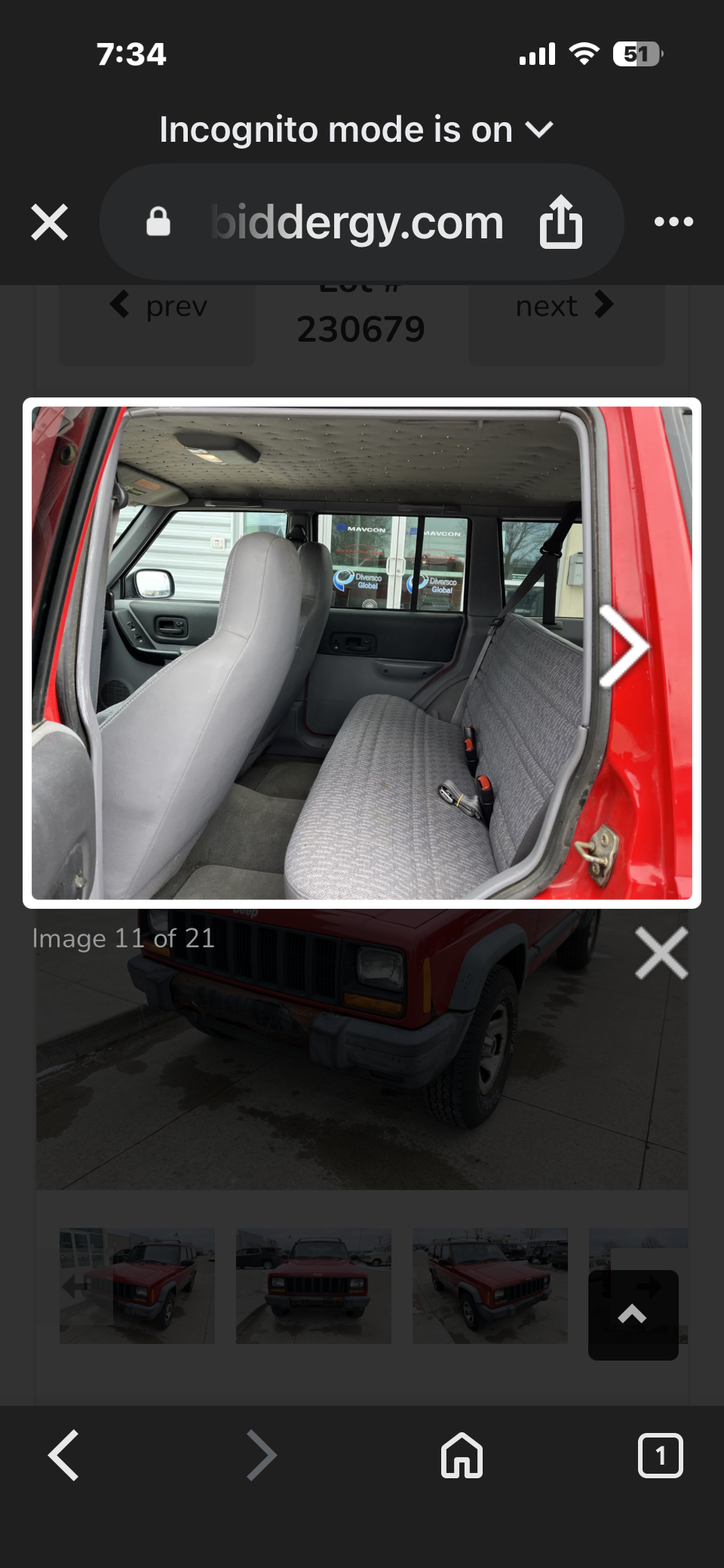 Used 1998 Jeep Cherokee Sport AWD/4WD image 16