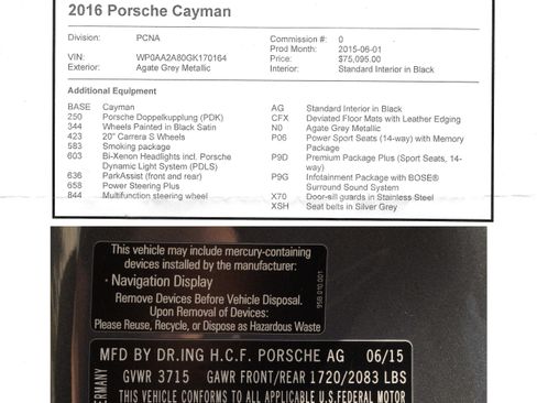 Used 2016 Porsche Cayman image 15