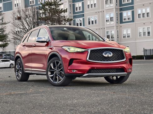 Used 2021 INFINITI QX50 Autograph w/ Premium White Leather Package image 1