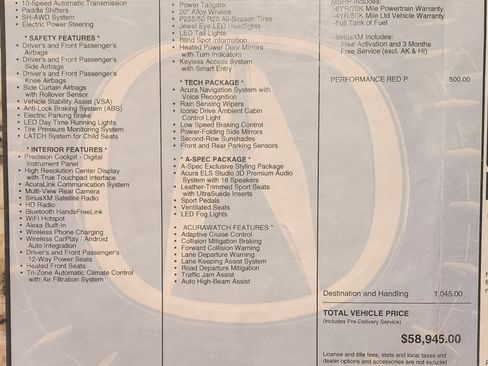 Used 2022 Acura MDX A-Spec image 2