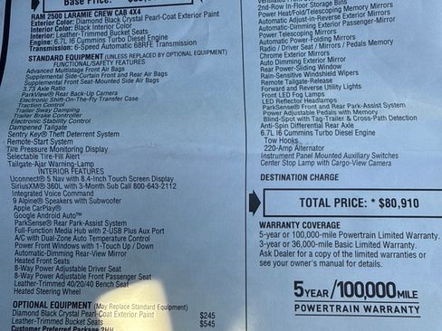 Used 2024 RAM 2500 Laramie w/ Sport Appearance Package image 13