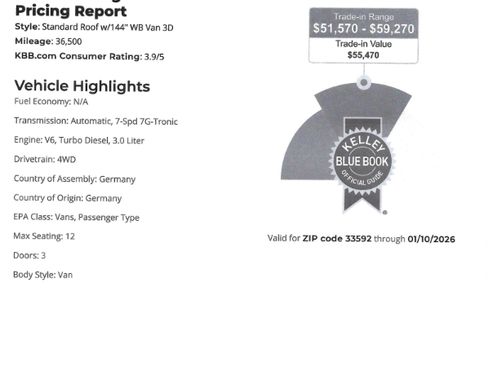 Used 2022 Mercedes-Benz Sprinter 2500 image 11