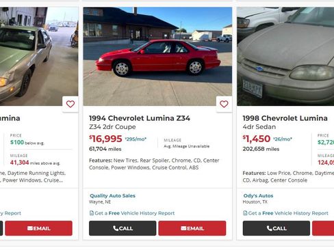 Used 1998 Chevrolet Lumina LTZ w/ Preferred Equipment Group 1 image 12