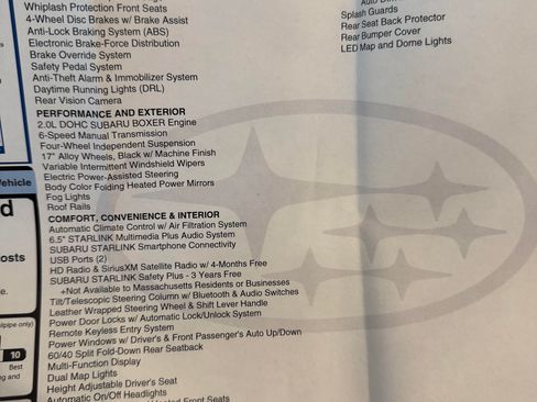 Used 2023 Subaru Crosstrek 2.0i Premium image 28