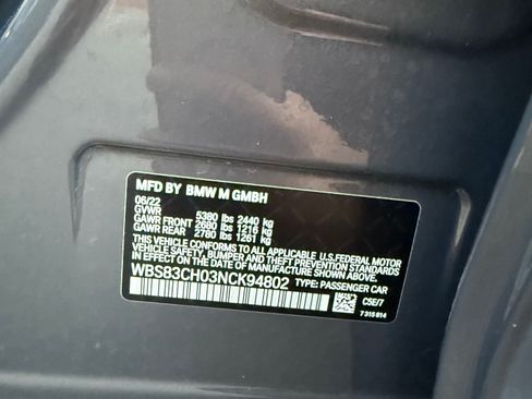 Used 2022 BMW M5 w/ Competition Package image 16