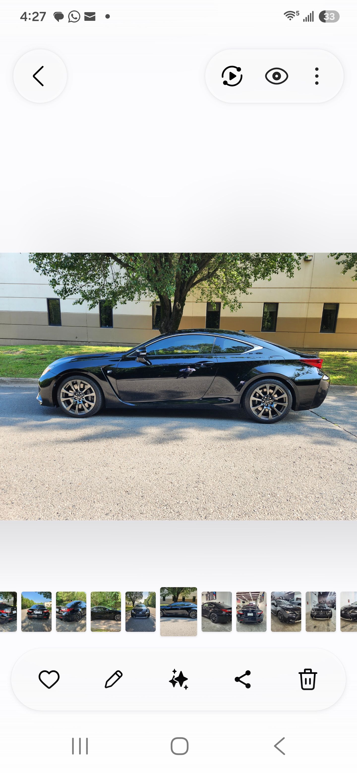 Used 2015 Lexus RC F w/ Premium Package RWD image 1