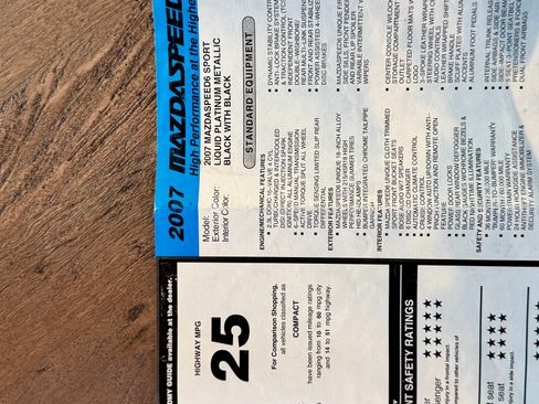 Used 2007 MAZDA MAZDASPEED6 Sport AWD/4WD image 14