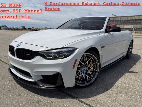 Used 2020 BMW M4 Convertible w/ Competition Package RWD image 1