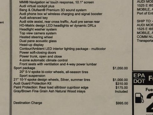 Used 2020 Audi A6 3.0T Prestige w/ Prestige Package image 30