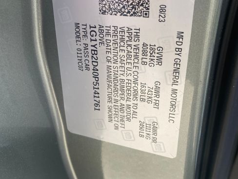 Used 2023 Chevrolet Corvette Stingray Coupe 2D w/ Z51 Performance Package image 20