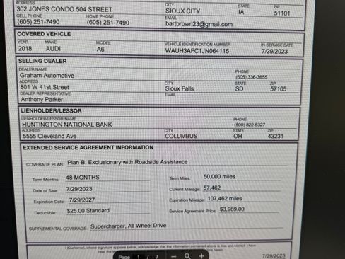 Used 2018 Audi A6 3.0T Prestige w/ Prestige Package image 5