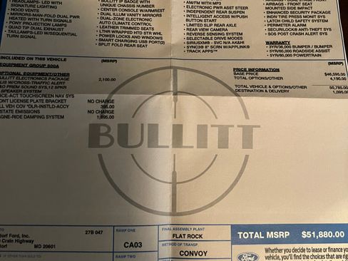 Used 2019 Ford Mustang Bullitt w/ Bullitt Electronics Package image 20