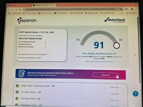 Used 2019 Toyota Camry SE image 25