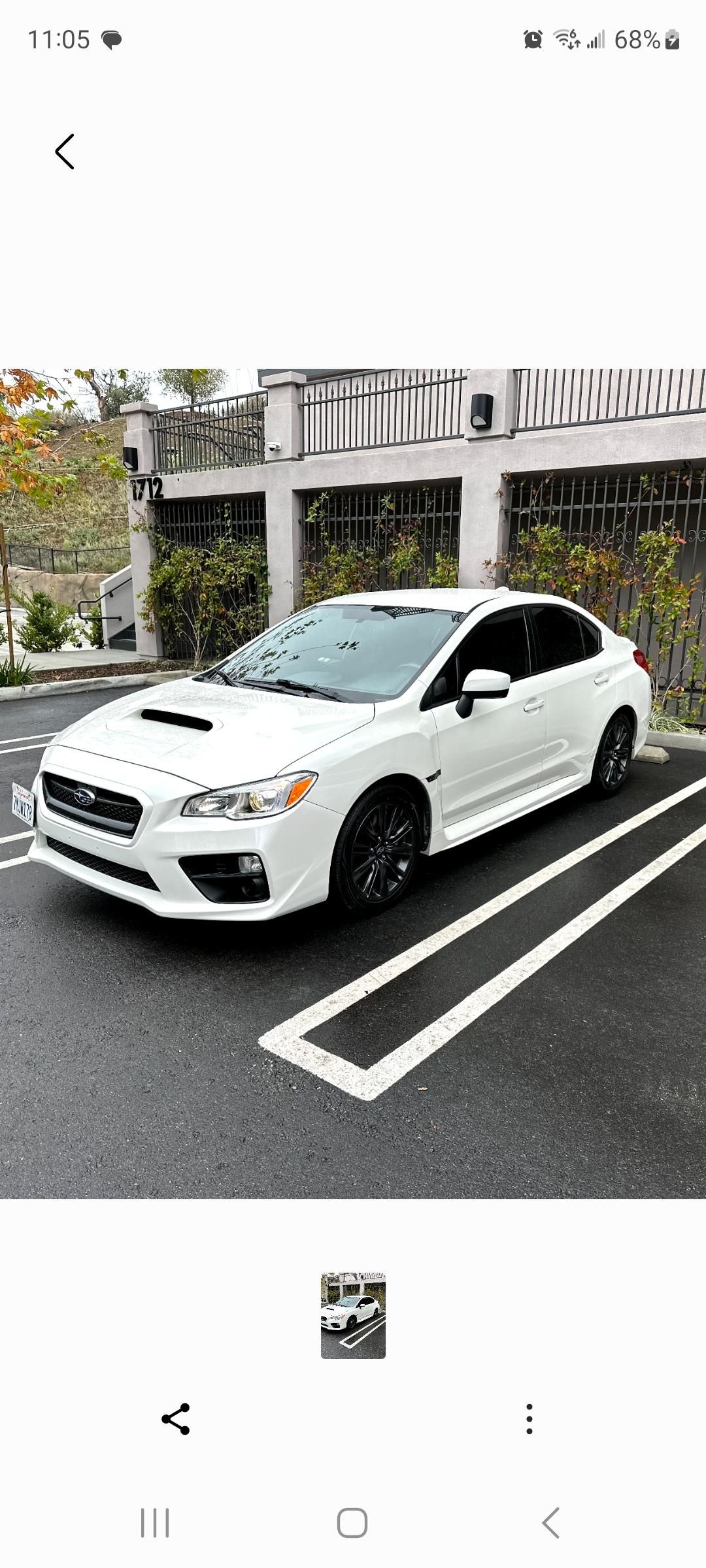 Used 2016 Subaru WRX AWD/4WD image 1