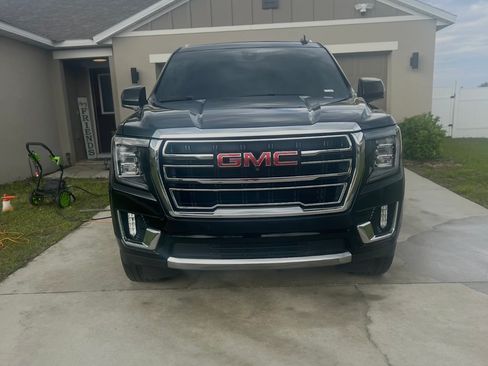 Used 2021 GMC Yukon SLT w/ Rear Media and Nav Package RWD image 1