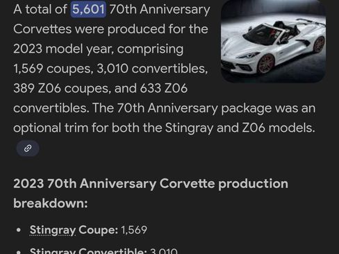 Used 2023 Chevrolet Corvette Stingray Convertible 2D w/ Z51 Performance Package image 11