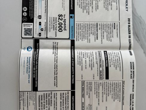 Used 2019 Chevrolet Blazer LT w/ Sun and Wheels Package image 10