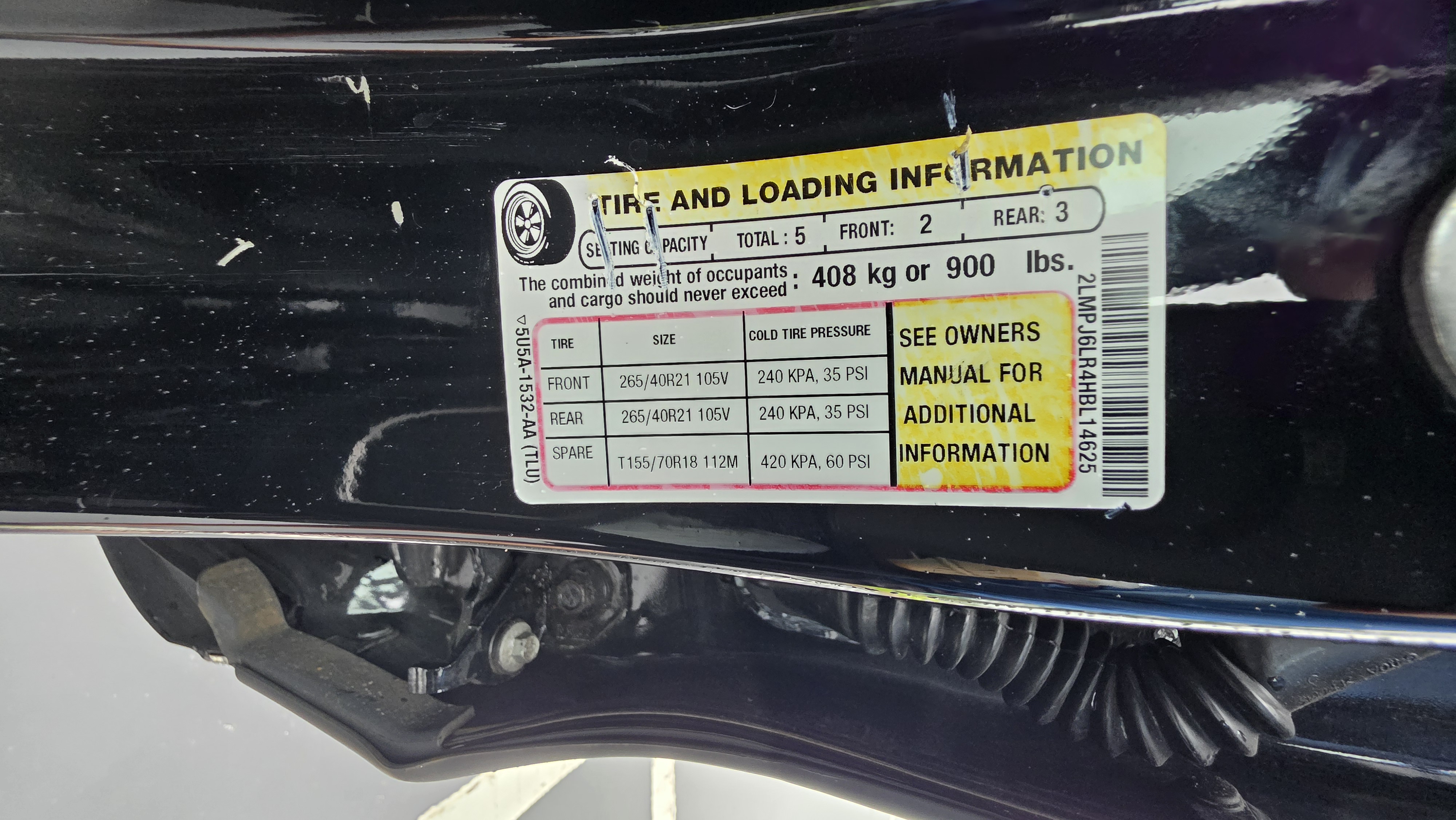 Used 2017 Lincoln MKX Reserve w/ Cargo Utility Package FWD image 18