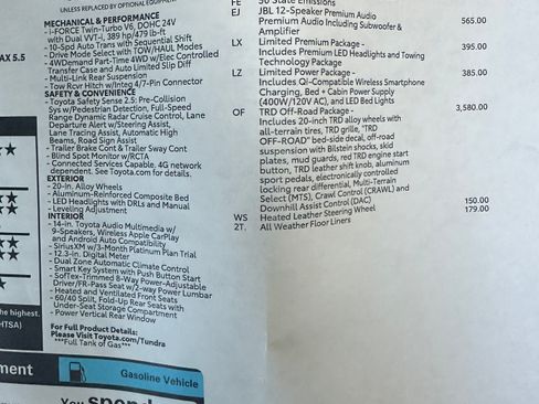 Used 2024 Toyota Tundra Limited image 9