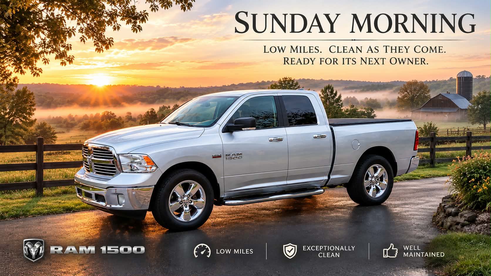 Used 2017 RAM 1500 Big Horn RWD image 1