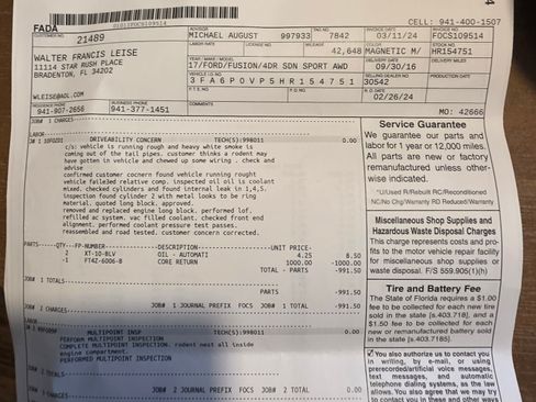 Used 2017 Ford Fusion Sport image 4