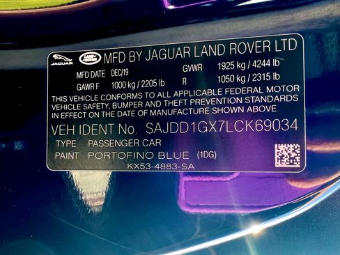 Used 2020 Jaguar F-TYPE Coupe image 20