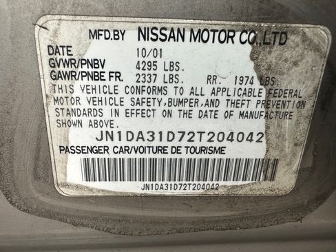 Used 2002 Nissan Maxima SE image 12