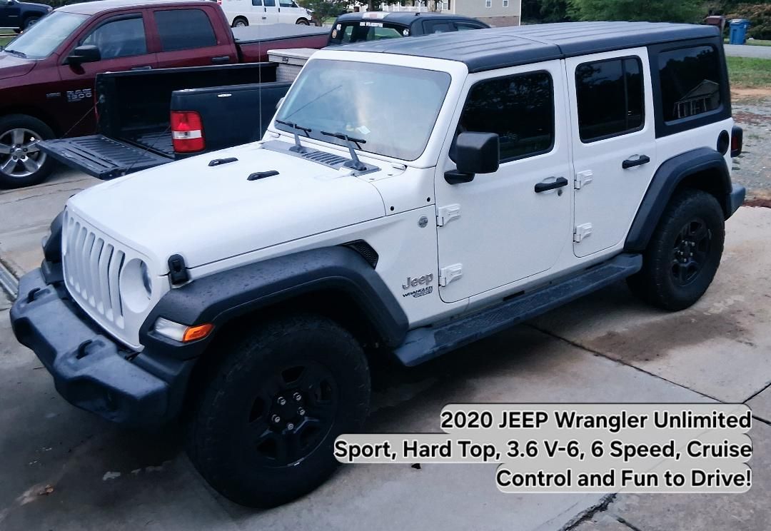 Used 2020 Jeep Wrangler Unlimited Sport AWD/4WD image 1