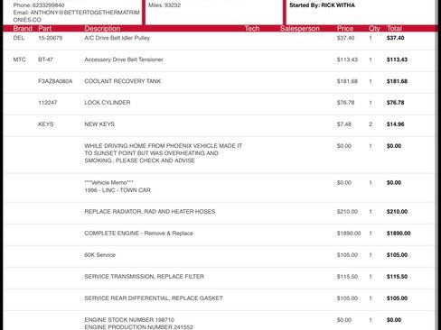 Used 1996 Lincoln Town Car Cartier image 22