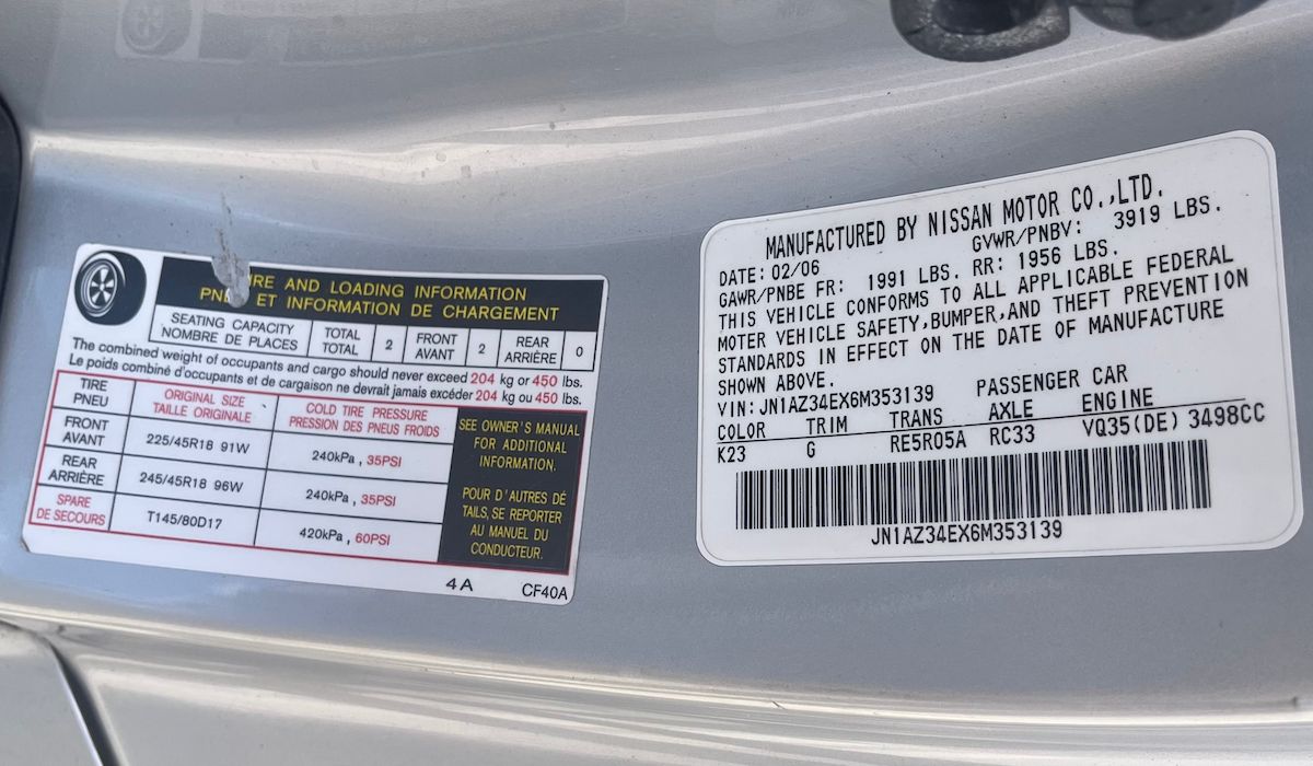 Used 2006 Nissan 350Z Touring w/ (N93) Cargo Convenience Pkg RWD image 21