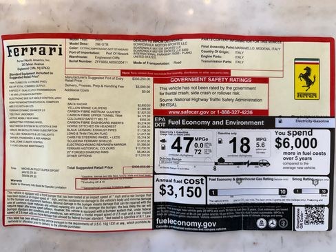 Used 2025 Ferrari 296 GTB Coupe 2D image 32