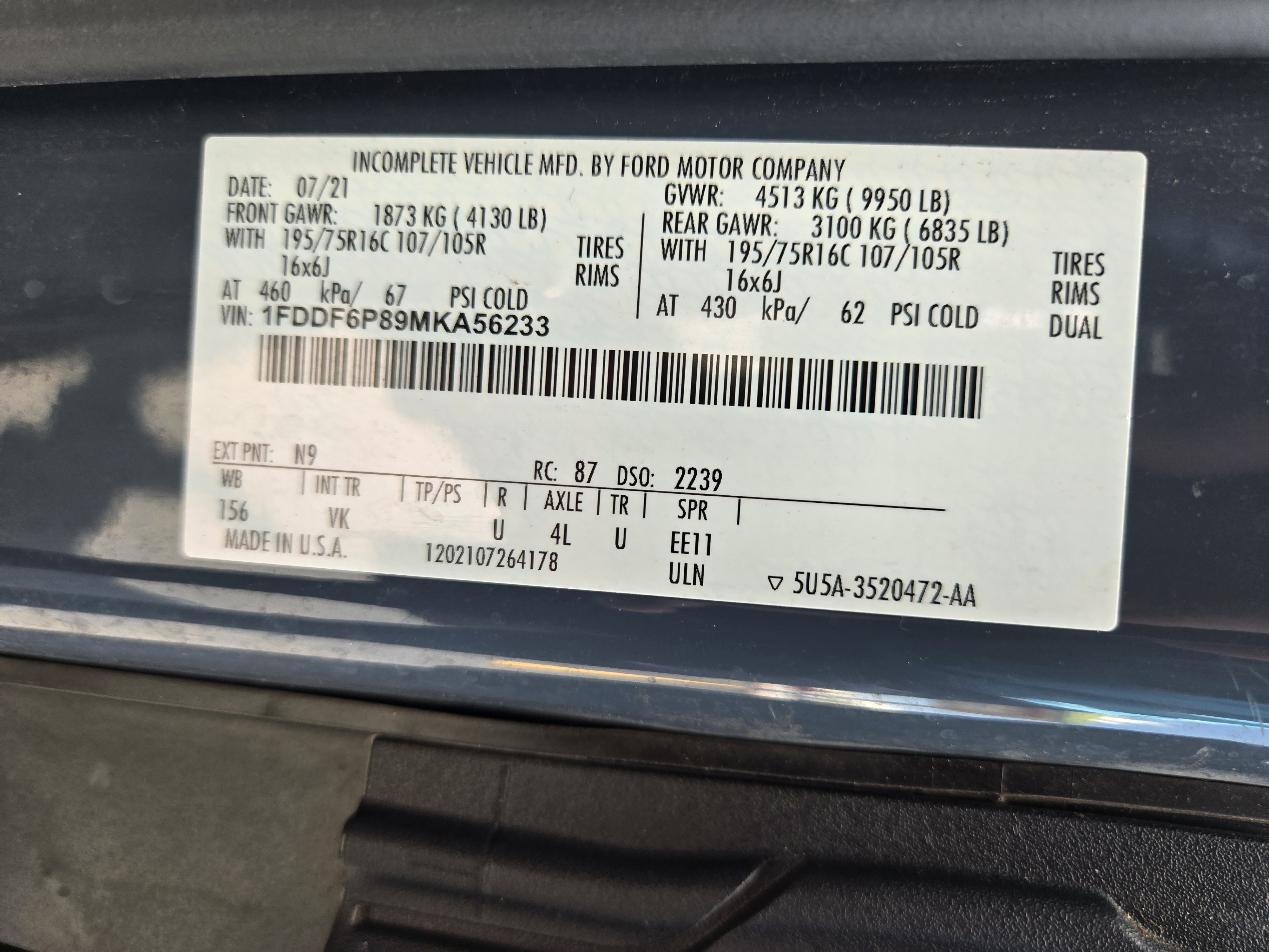 Used 2021 Ford Transit 350 DRW RWD image 4