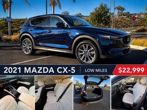 Used 2021 MAZDA CX-5 Grand Touring FWD image 1