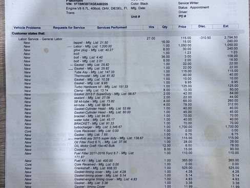 Used 2016 Ford F350 Platinum w/ FX4 Off-Road Package image 18