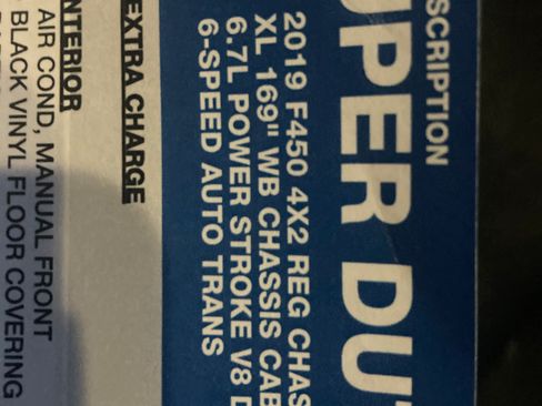 Used 2019 Ford F450 XL w/ XL Value Package image 2