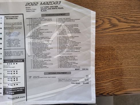 Used 2022 MAZDA MAZDA3 s image 9