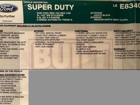Used 2020 Ford F250 XL w/ XL Value Package image 10