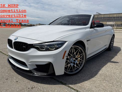 Used 2020 BMW M4 Convertible w/ Competition Package RWD image 1