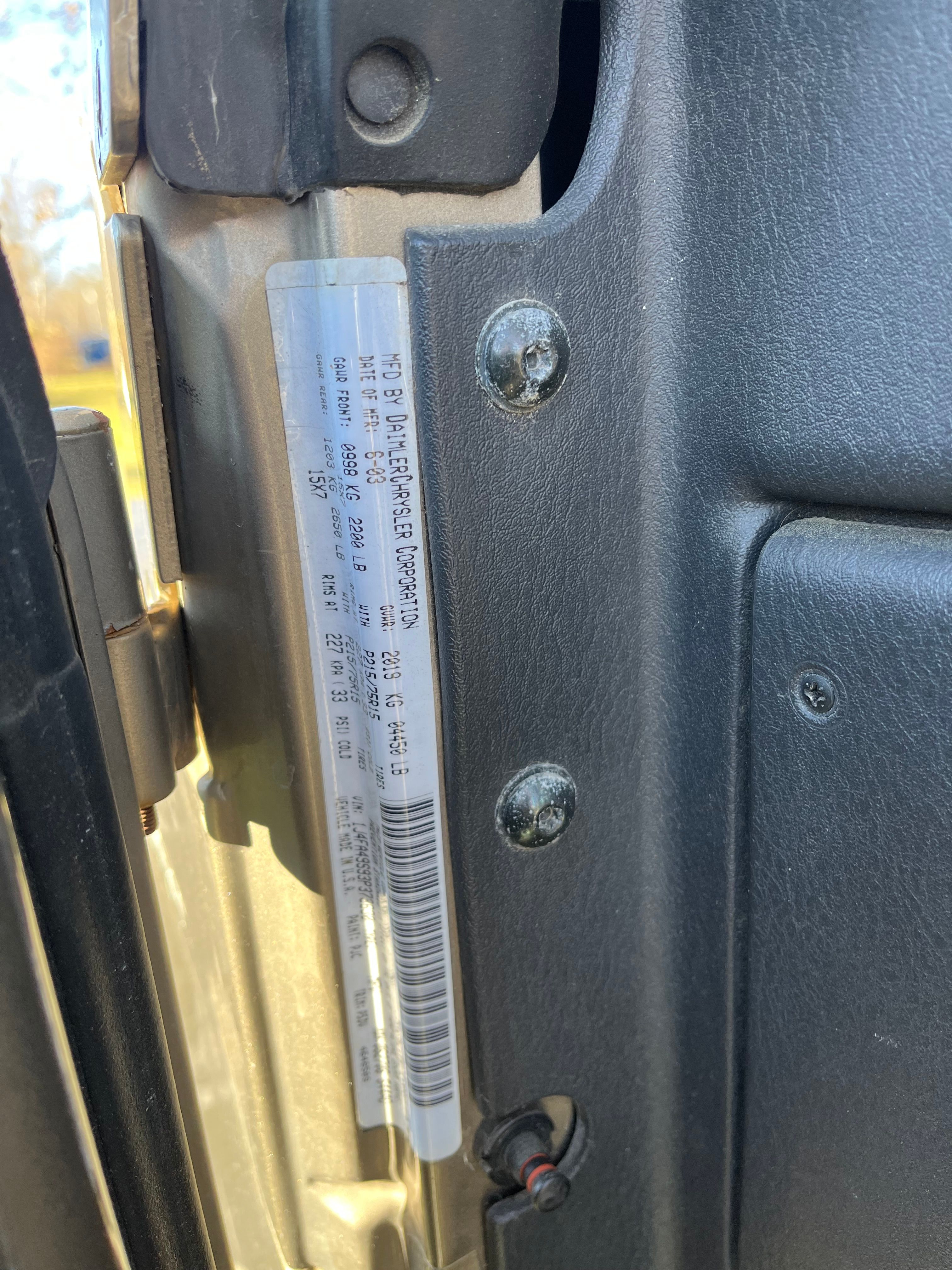 Used 2003 Jeep Wrangler Sport AWD/4WD image 10