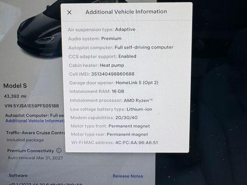 Used 2023 Tesla Model S Standard Range AWD/4WD image 18