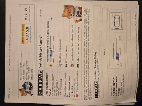 Used 2010 Toyota Camry XLE image 23