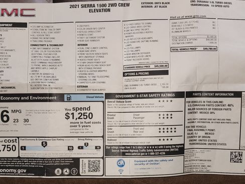 Used 2021 GMC Sierra 1500 Elevation image 25