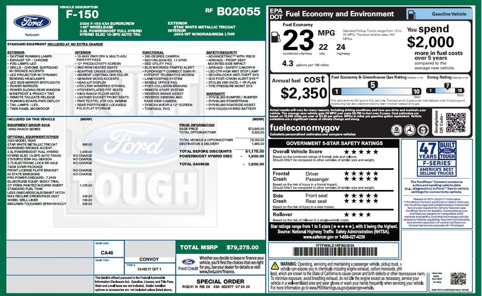 Used 2024 Ford F150 King Ranch AWD/4WD image 20