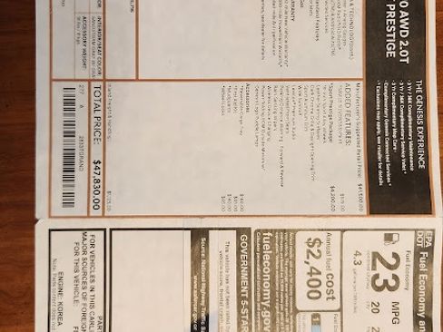 Used 2023 Genesis G70 2.0T w/ Sport Prestige Package image 8